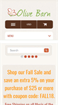 Mobile Screenshot of olivebarn.com